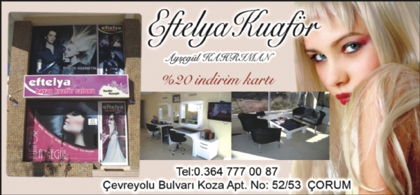 EFTELYA KUAFÖR ÇORUM