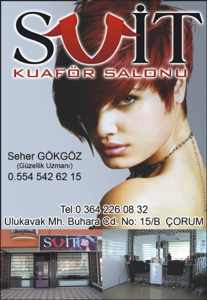 SUİT KUAFÖR SALONU ÇORUM