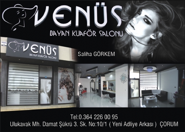 VENÜS BAYAN KUAFÖRÜ ÇORUM
