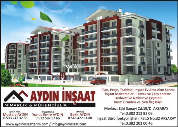 AYDIN İNŞAAT,(KILIÇASLAN)