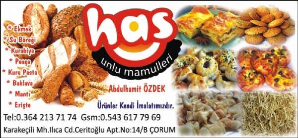 HAS UNLU MAMULLERİ