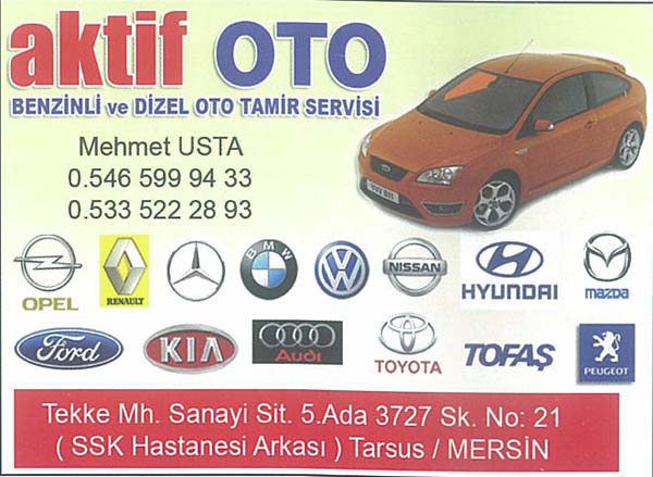 Aktif OTO  Benzinli ve Dizel Oto Tamir Servisi