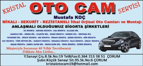 KRİSTAL OTO CAM