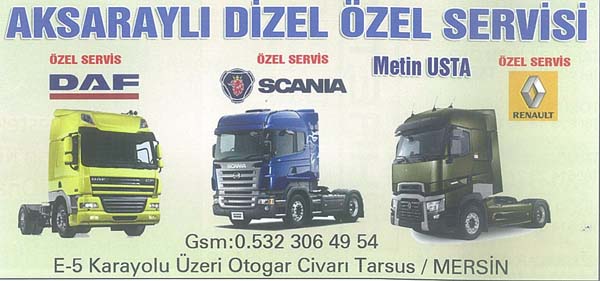 Aksaraylı Dizel Özel Servisi