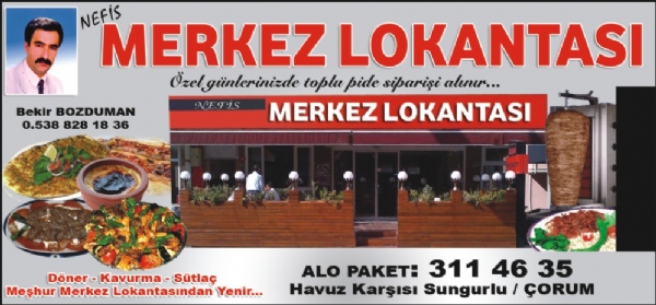 MERKEZ LOKANTASI(ÇORUM)