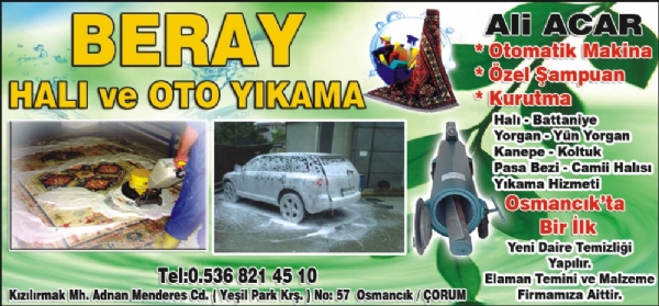 BERAY HALI VE OTO YIKAMA