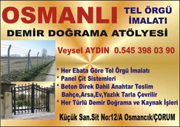 OSMANLI TEL ÖRGÜ