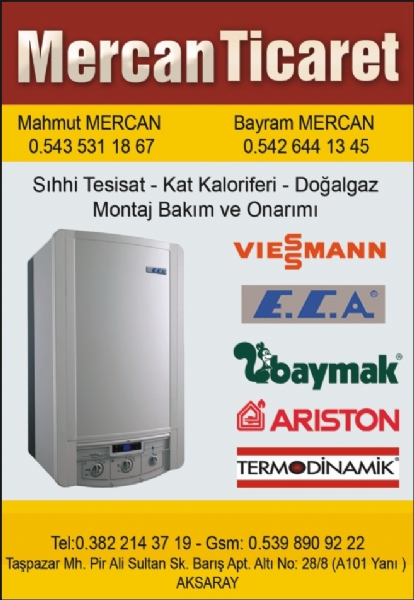 MERCAN TİCARET(aksaray mekrez)