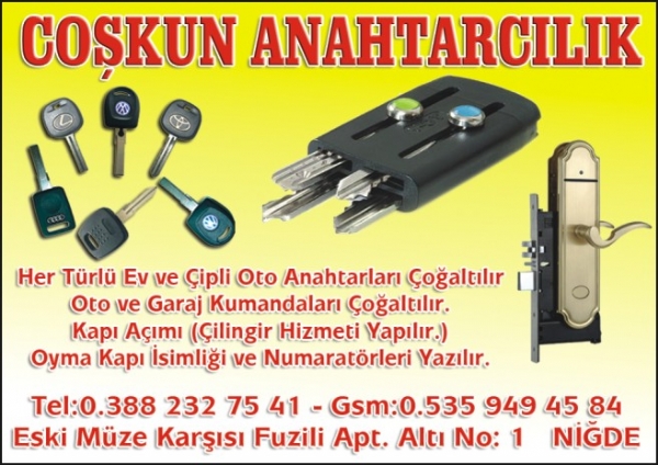 COSKUN ANAHTARCILIK