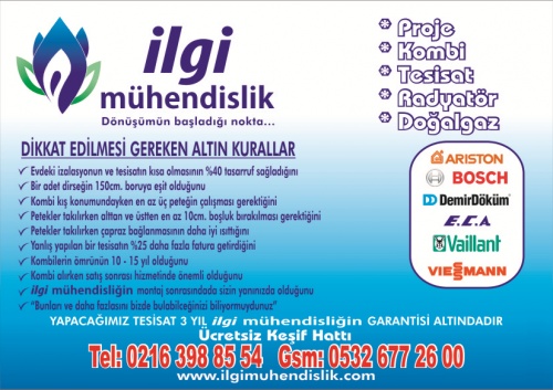 İlgi Mühendislik Doğalgaz Isitma Ve Soğutma Sistemleri