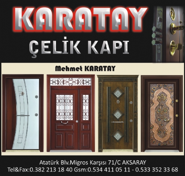 KARATAY ÇELİK KAPI