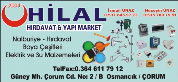 HİLAL HIRDAVAT YAPI MARKET