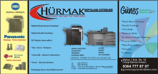 HÜRMAK KOPYALAMA SİSTEMLERİ