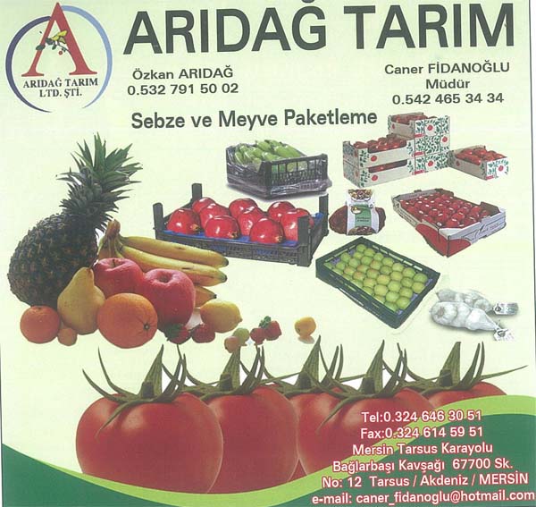 ARIDAĞ TARIM