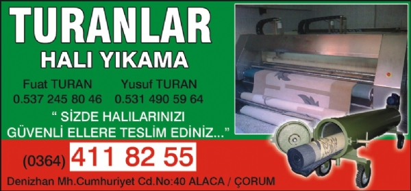 TURANLAR HALI YIKAMA