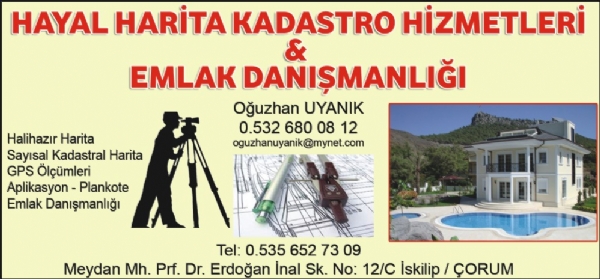 HAYAL HARİTA KADASTRO HİZMETLERİ VE EMLAK DANIŞMANLIĞI