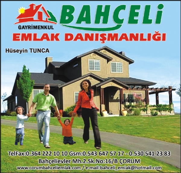 BAHÇELİ EMLAK DANIŞMANLIĞI