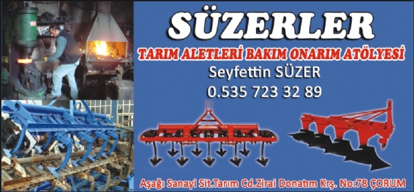 SÜZERLER TARIM ALETLERİ