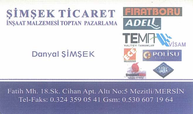 ŞİMŞEK TİCARET (Tarsus)