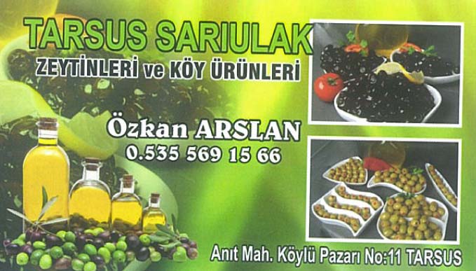 TARSUS SARIULAK Zeytinleri