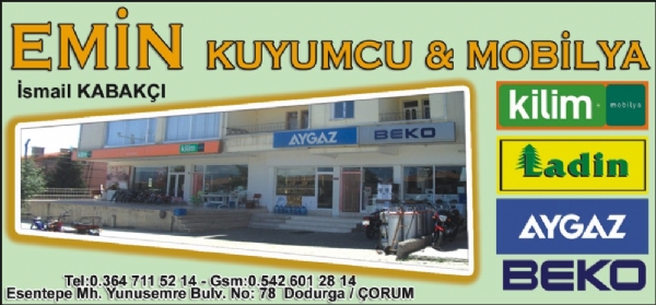 EMİN KUYUMCU MOBİLYA