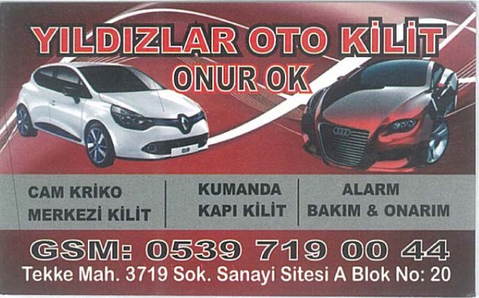 Yıldızlar Oto Kilit 