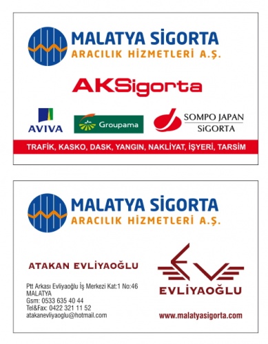 Malatya Sigorta Aracılık Hiz.a.ş. Evliyaoğlu Sigorta Şubesi