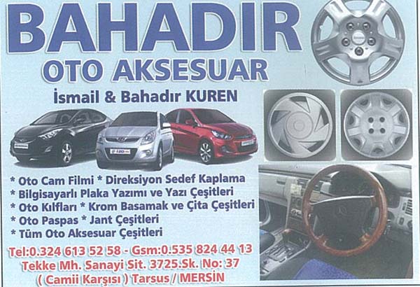 BAHADIR Oto Aksesuar