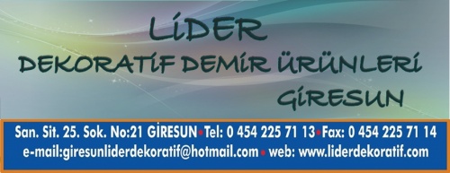 Gireun Lider Dekoratif Demir Ferforje