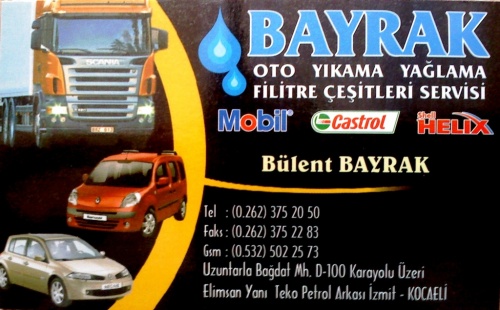 Bayrak Oto Yıkama Yağlama Filtre Çeşitleri Servisi