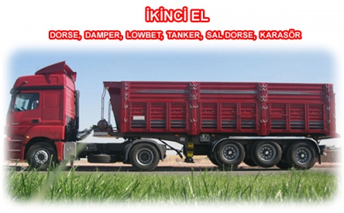 İkinci El Dorseikinci El Tanker,ikinci El Havuz Damper,ikinci El Sal