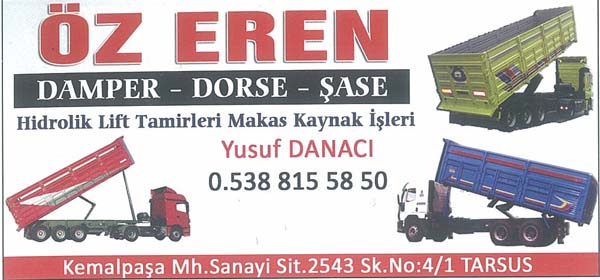 Öz Eren Damper Dorse Şase