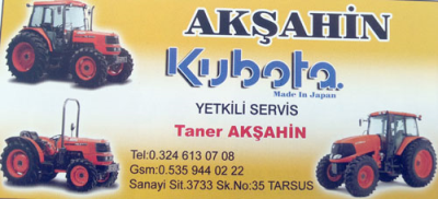 AKŞAHİN Kubota Yetkili Servis