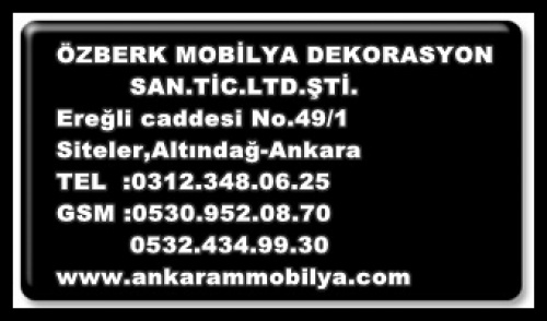 Özberk Mobilya Dekorasyon San.tic.ltd.şti.