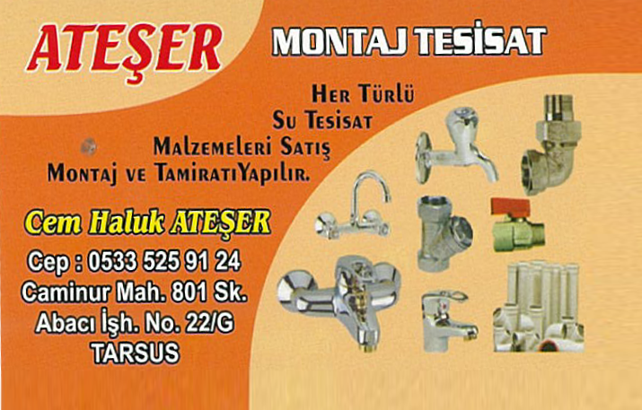 ATEŞLER MONTAJ TESİSAT