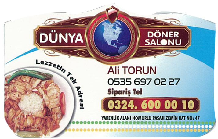 DÜNYA DÖNER SALONU