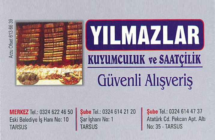 YILMAZLAR KUYUMCULUK ve SAATÇİLİK