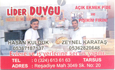 LİDER DUYGU AÇIK VE PİDE PİŞİRİM FIRINI