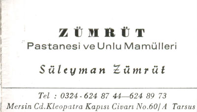 ZÜMRÜT PASTAHANESİ 