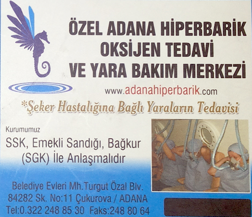 ÖZEL ADANA HİPERBARİK KSİJEN VE YARA BAKIMI