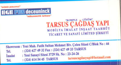 TARSUS ÇAĞDAŞ YAPI