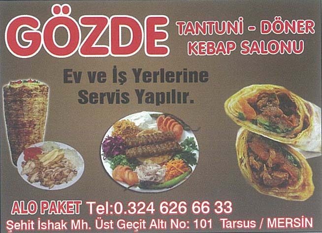 GÖZDE Tantuni - Döner Kebap Salonu