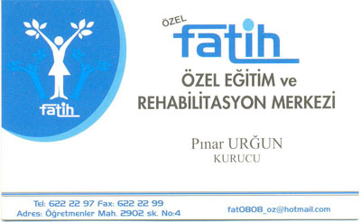 FATİH  ÖZEL EĞİTİM VE REHABİLİTASYON