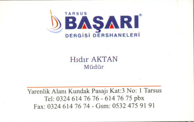 BAŞARI  DERGİSİ DERSHANESİ