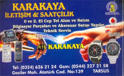 KARAKAYA İLETİŞİM & SAATÇİLİK 