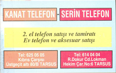 KANAT TELEFON & SERİN TELEFON 
