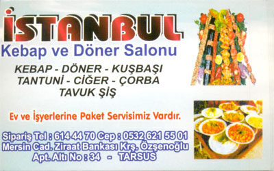 İSTANBUL KEBAP VE DÖNER SALONU 