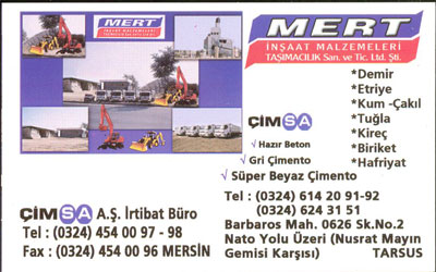 MERT TİCARET(mersin tarsuıs)