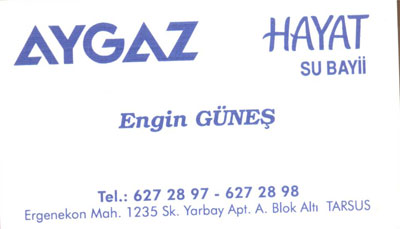 AYGAZ VE HAYAT SU BAYİİ 