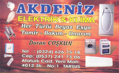 AKDENİZ ELEKTRİK KLİMA 
